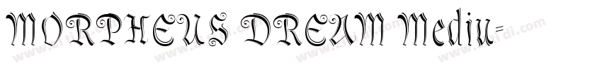 MORPHEUS DREAM Mediu字体转换